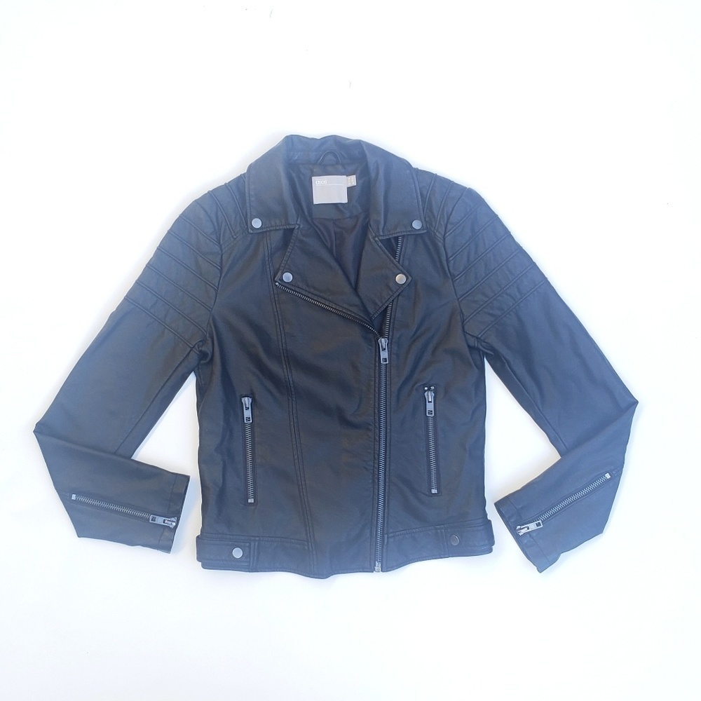 Asos Faux Leather Moto Biker Jacket